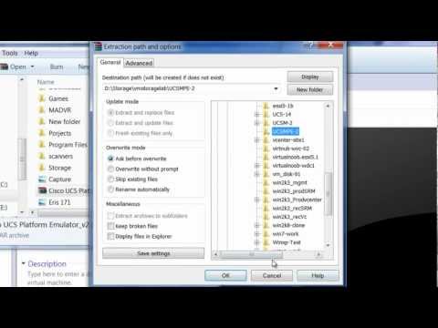 VMware vSphere Labs - Installing CiscoUCS Platform Emulator 2