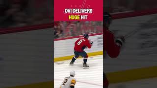 Ovechkin sends him flying!
