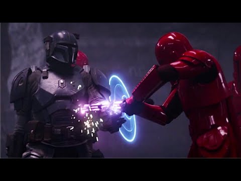 Paz Vizsla Sacrifice Himself to Save Mandalorians (Death Scene) The Mandalorian Season 3 Episode 7