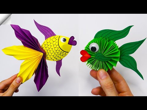 DIY paper crafts Paper Fish