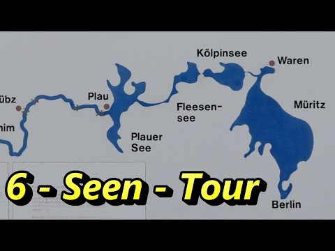 6-Seen-Tour / Müritzsee - Kölpinsee - Fleesensee -Malchower See - Petersdorfer See - Plauer See