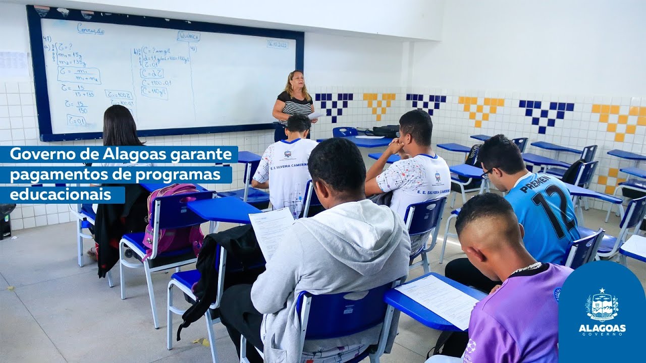 Governo de Alagoas garante pagamentos de programas educacionais