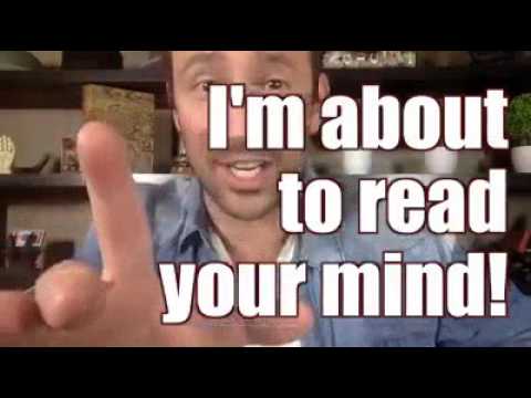 I'm going to read your mind