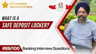 What is a Safe Deposit Locker? Best Answer For Banking Aspirants | Mr. Jasbir Singh