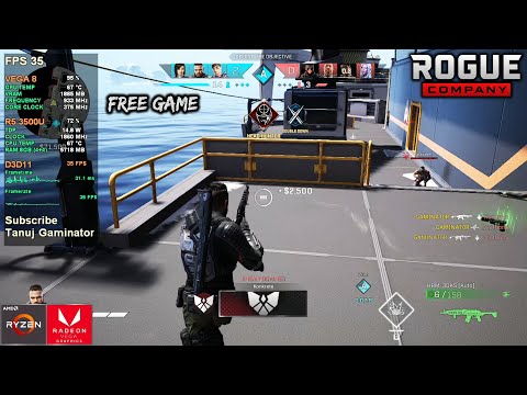 ROGUE COMPANY | RYZEN 5 3500U | 8GB RAM | VEGA 8 | BENCHMARK