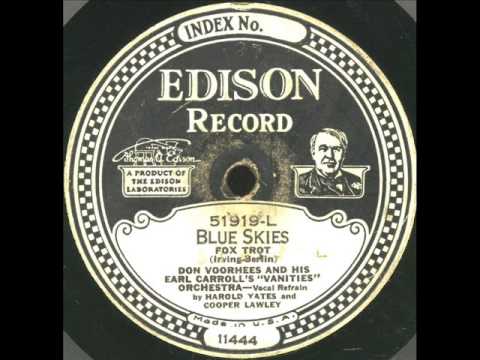 Blue Skies Don Voorhees Orchestra