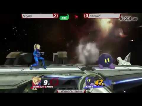 Donatos Biweekly 9/29 - Suyon (Zero Suit Samus) vs Katakiri (Meta Knight, Kirby)-SSB4 Winner's Final
