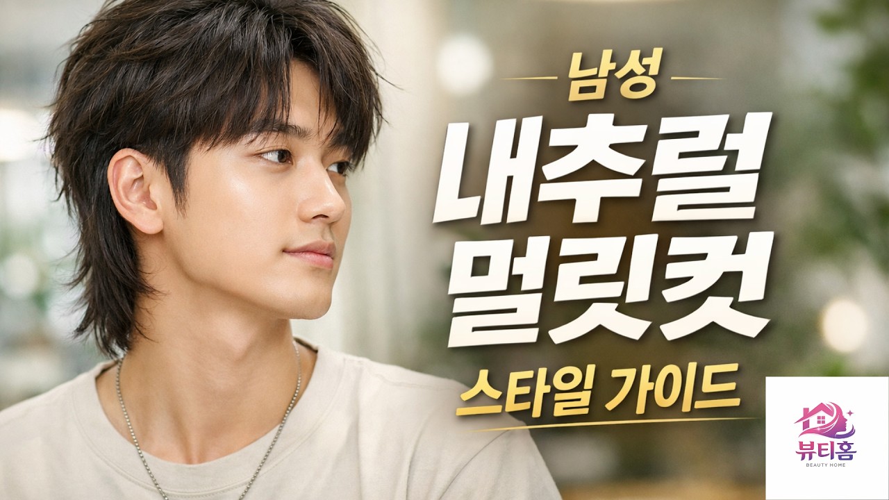 남성 내추럴 멀릿컷 스타일 가이드