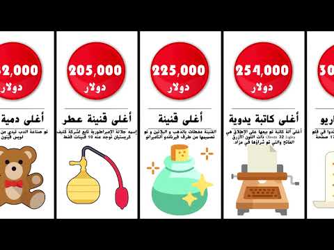 مقارنات : ترتيب أغلى الأشياء في العالم