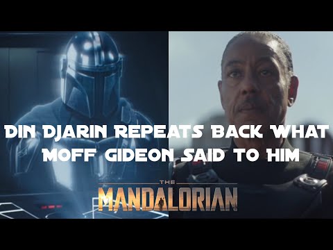 Din Djarin Repeats Back What Moff Gideon Said To Him - The Mandalorian Chapter 15 'The Believer'