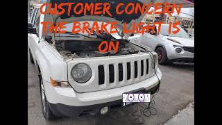 2012 Jeep Patriot. Code C1008 Fixing the Brake Light.