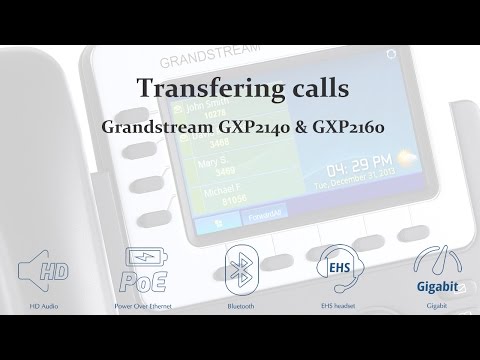 IP telefonas Grandstream GXP2140, juodas video