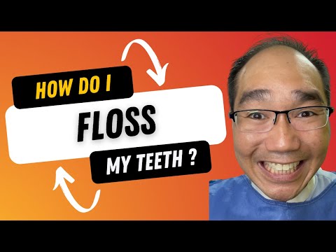 Flossing with dental floss video thumbnail