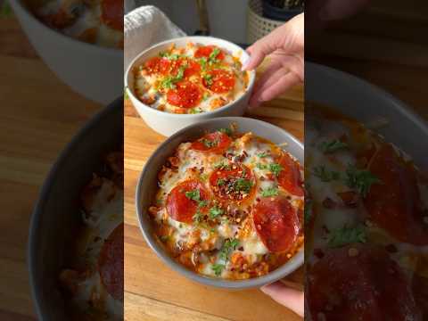 Easy Low Carb Pizza Bowls