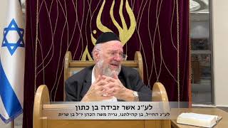 הרב רוזנבלום ברוך שלח לך - תשפד (קהילת אבני החושן) - התמונה מוצגת ישירות מתוך אתר האינטרנט יוטיוב. זכויות היוצרים בתמונה שייכות ליוצרה. קישור קרדיט למקור התוכן נמצא בתוך דף הסרטון