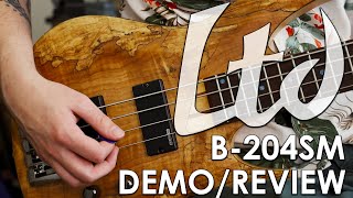 Video thumbnail for ESP LTD B-204 Bass | Demo and Review by Matt Pula