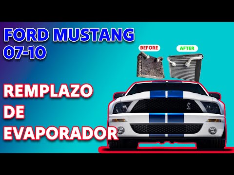 FORD MUSTANG 2005 | PROBLEMAS CON EL AIRE ACONDICIONADO | EVAPORADOR DAÑADO
