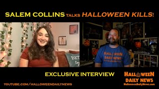 Salem Collins Interview on Playing Christy in 'HALLOWEEN KILLS', Facing Michael Myers video