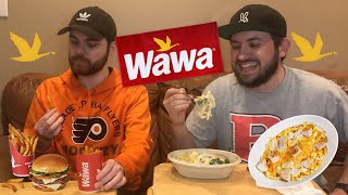 We Ate the ENTIRE Wawa Dinner Menu!!! (Burger & Pasta Review)