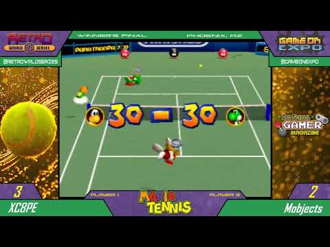 XC8PE vs Mobjects (Winners Finals) - Mario Tennis 64 (N64) - Game On Expo 2018
