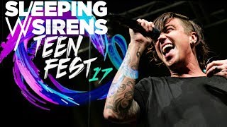 Sleeping With Sirens - Empire to ashes Live at Teen Fest 2017