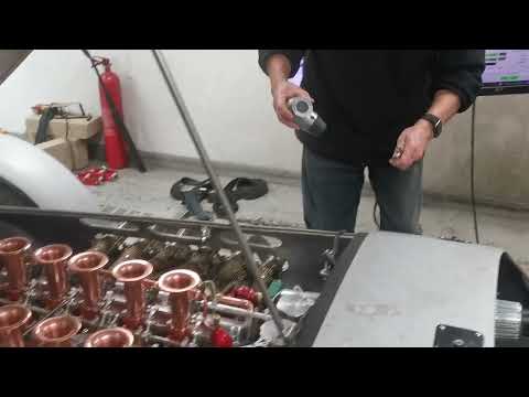 Share Jaguar 6 litre V12 engine tune up at Emerald, Watton in Norfolk. (1)