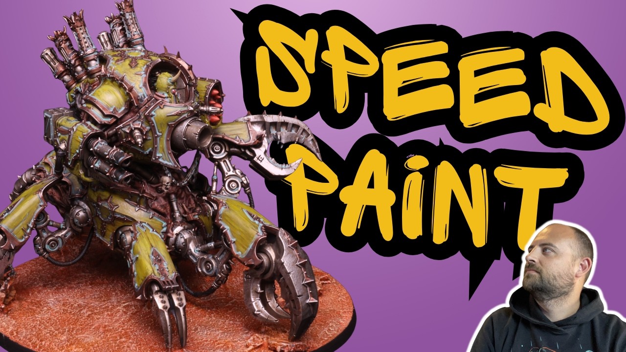 Speed Paint the new Warhammer 40k Defiler for Death Guard!