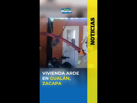 🔥 VIVIENDA EN LLAMAS EN GUALÁN 🚒🚨