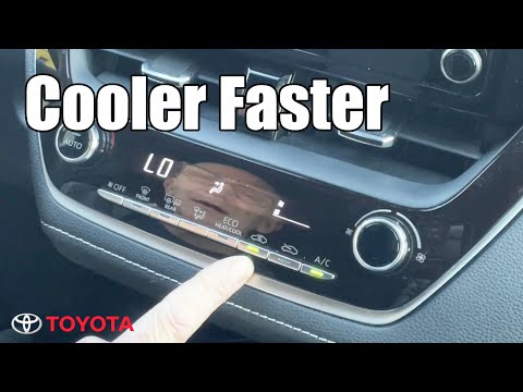 Guide to your Toyota vehicle’s climate control system