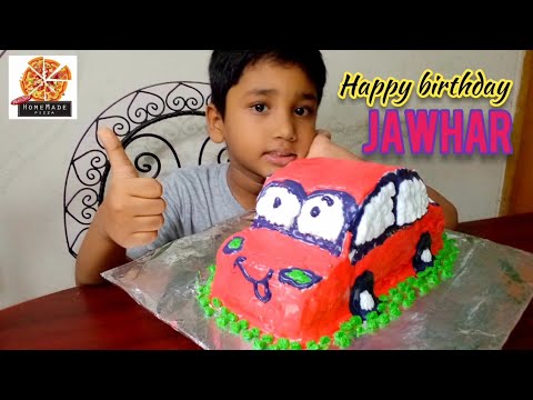 Happy Birthday Jawhar | Birthday Cake | DIY Car Cake Design | Nazibul Alam | Mom's Best Homemade