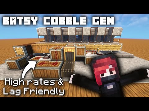 Batsy von Fangies - Minecraft Create - Batsy's Cobble Generator - Lag Friendly + Schematic!
