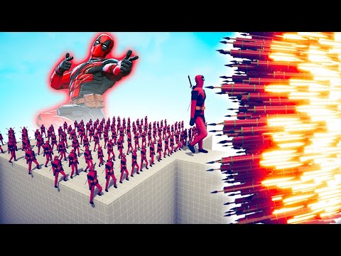 100x DEADPOOL + 1x GIANT vs EVERY GOD - TABS | Totally Accurate Battle Simulator 2025