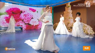 Abiti da sposa: tre stili per stupire - Unomattina 23/05/2025
