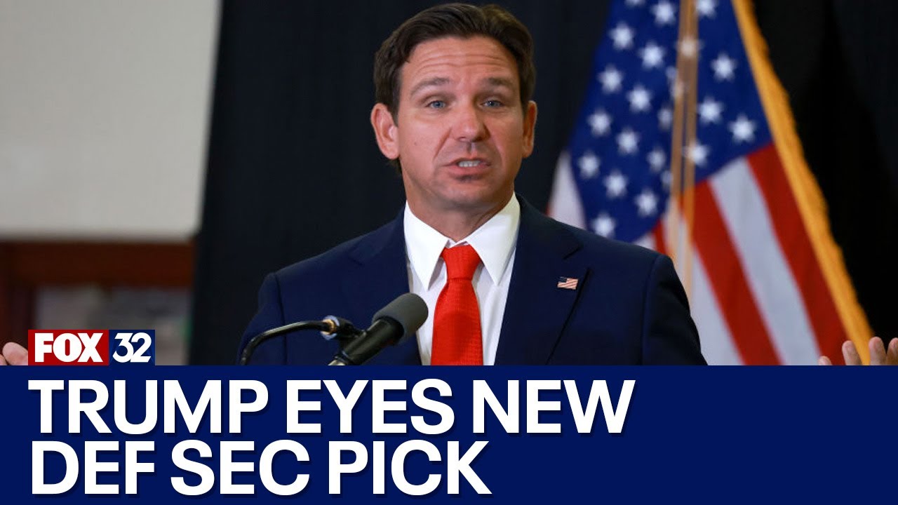 Trump mulls replacing Hegseth with Ron Desantis for defense sec pick: report