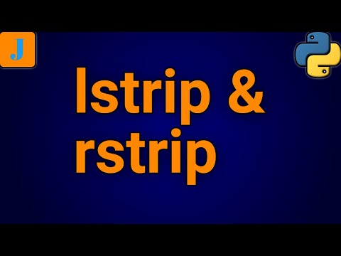 Rstrip In Python