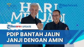 Kubu Paslon 1 Retak soal PDKT dengan TPN Ganjar, PDIP Bantah Buat Kesepakatan dengan Timnas AMIN