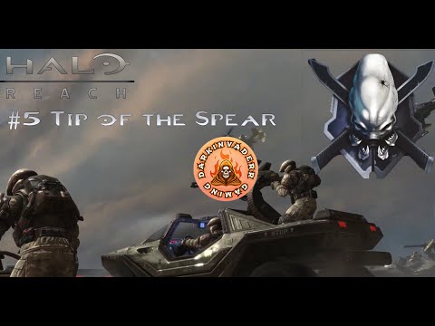 Halo Reach Legendary Walkthrough: Mission 5 - Tip of the Spear, Co-op with #MSVGAMER