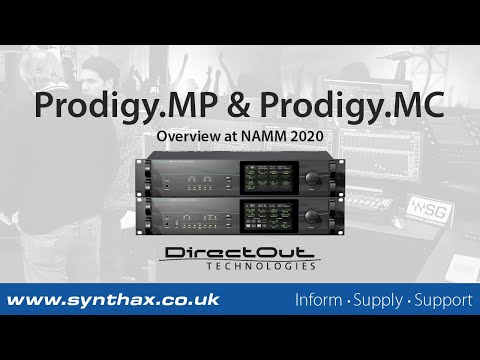 DirectOut Prodigy.MC & Prodigy.MP at NAMM 2020
