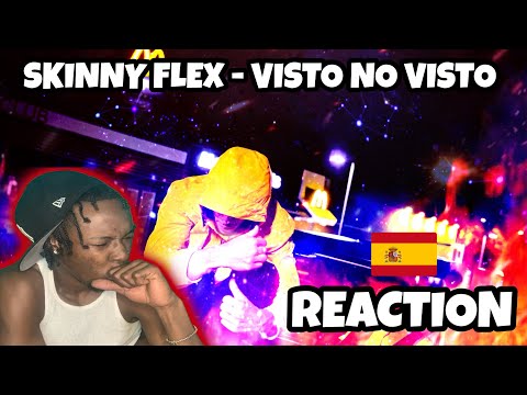 AMERICAN REACTS TO SPANISH DRILL RAP GO CRAZY! Skinny Flex - VISTO NO VISTO (Official Video)