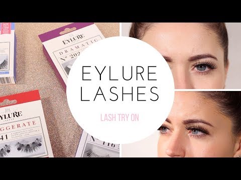 BEST SELLING EYLURE LASHES TRY ON