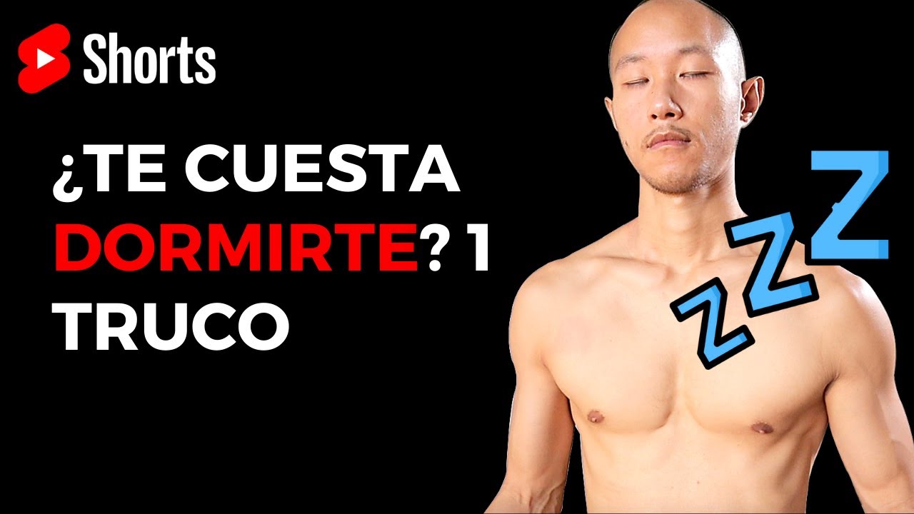 ¿Te cuesta dormirte? Truco para dormir bien