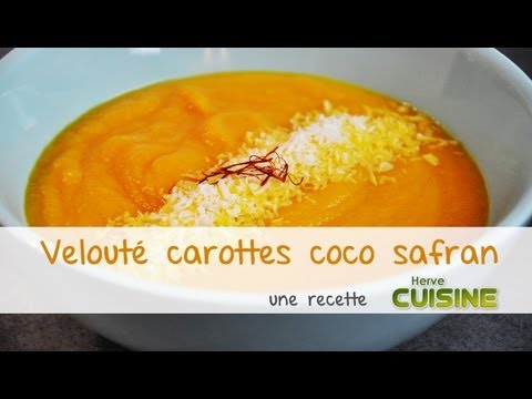 Recette Velouté de carottes au lait d’amande