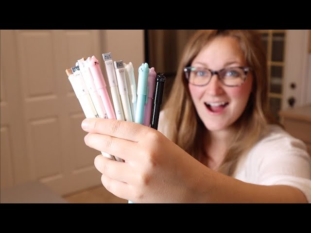 Vídeo relacionado con CEJAS 4 Piezas Kawaii Cartoon Cat Gel Pen, Friendship Pen, Couple Pen, Cute Stationery Gift Pens with Writing Grips Lindo Material Escolar para Oficina