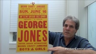 George Jones Window Card 1957 - Only 5% Into His Long Career