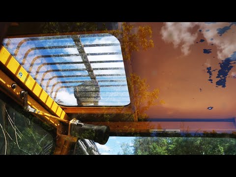 GRÄVMASKINEN som glömdes bort NÄRA ÅN - 210615 - Ronneby - BLEKINGE (Huawei p30 PRO)