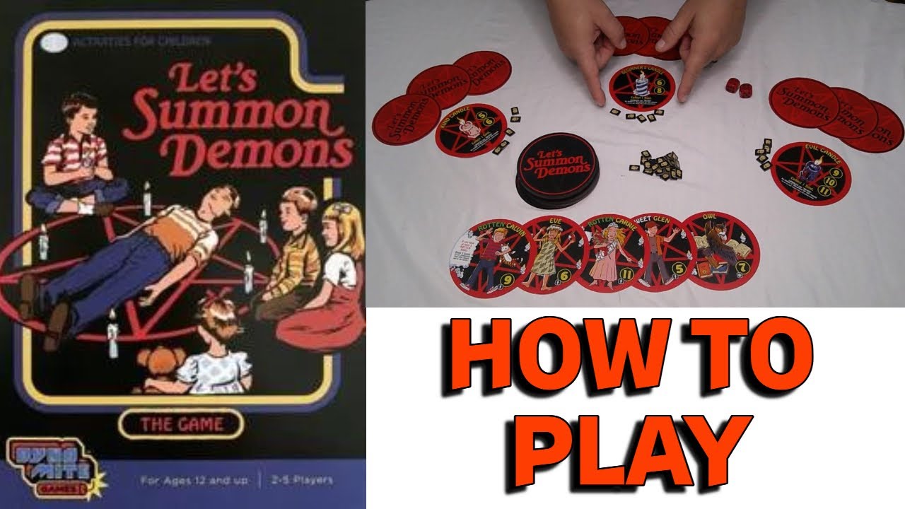 Let's Summon Demons Card Game - How to Play