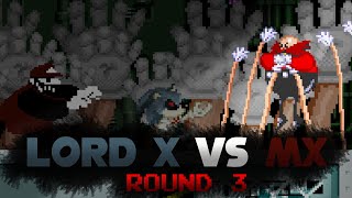 Lord x vs MX round 3 (Eggman phase) | full episode sprite animation
