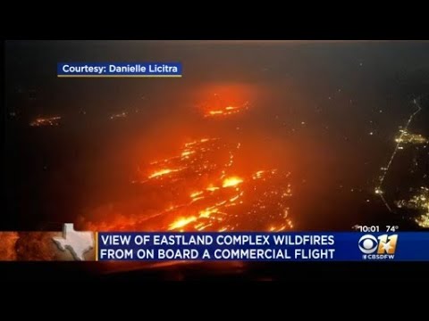 Massive Eastland Complex Fire Continues To Burn, Only 20% Contained