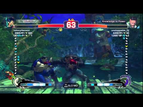 JohnryHenson (M.Bison) Vs Unstoppable_Dj (Dudley) SSF4 AE Ranked Matches - PSN