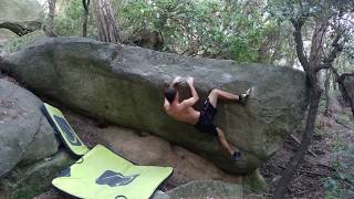 Video thumbnail of El Catxalot, 6b+. Can Bruguera